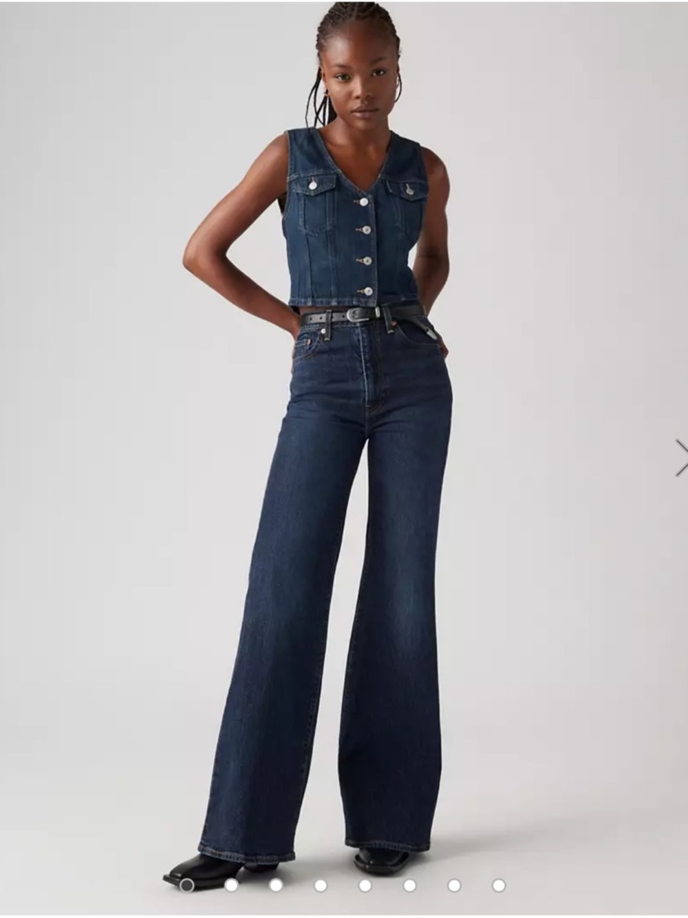 LEVIS RIBCAGE BELL WOMEN'S JEANS - Picture 2 of 15